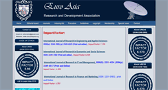 Desktop Screenshot of euroasiapub.org